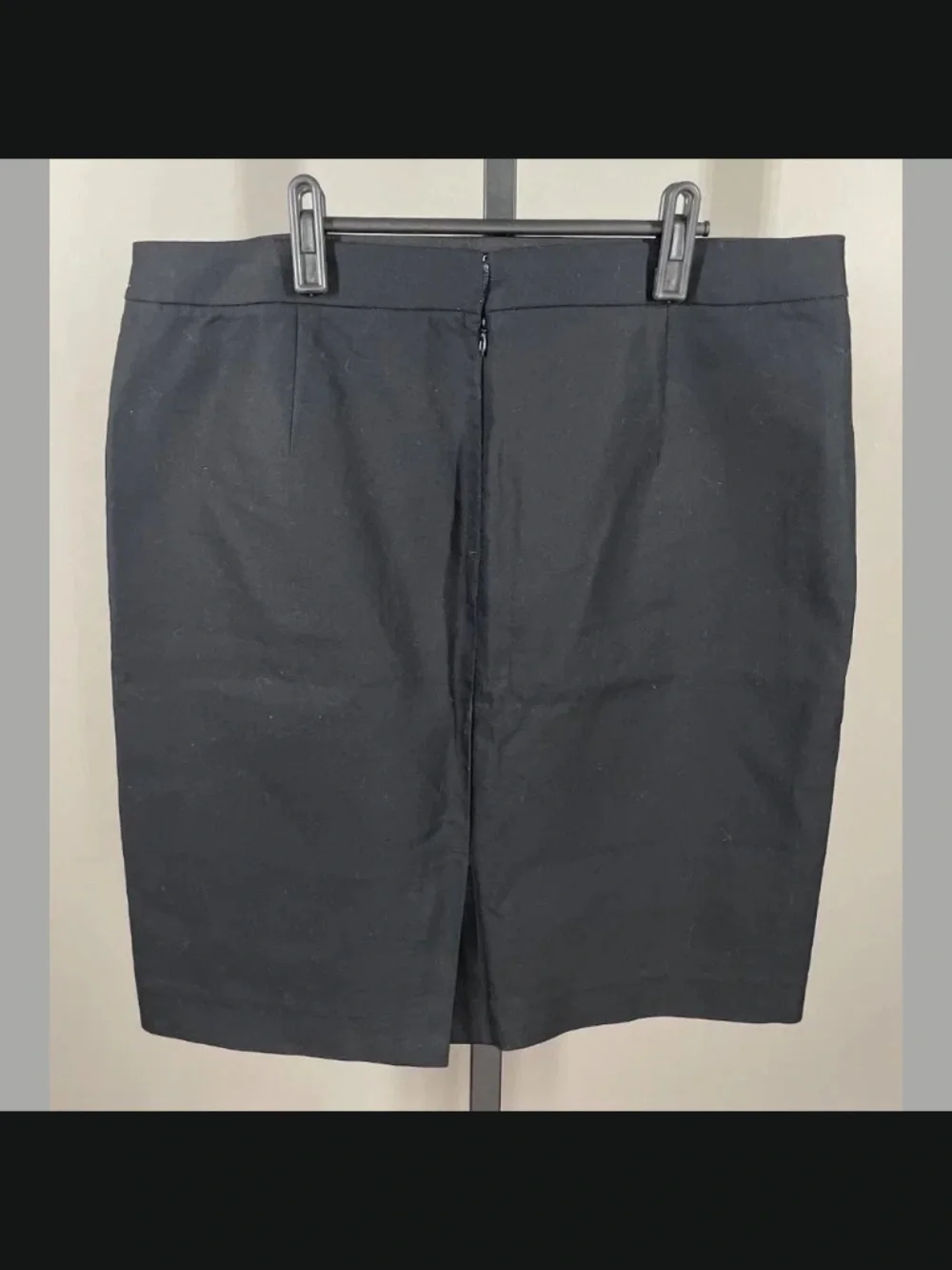 NEW J Crew Skirt Womens 14 black pencil straight preppy classic corp